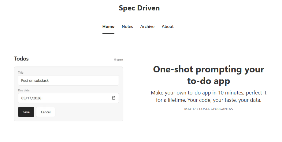 Spec Driven